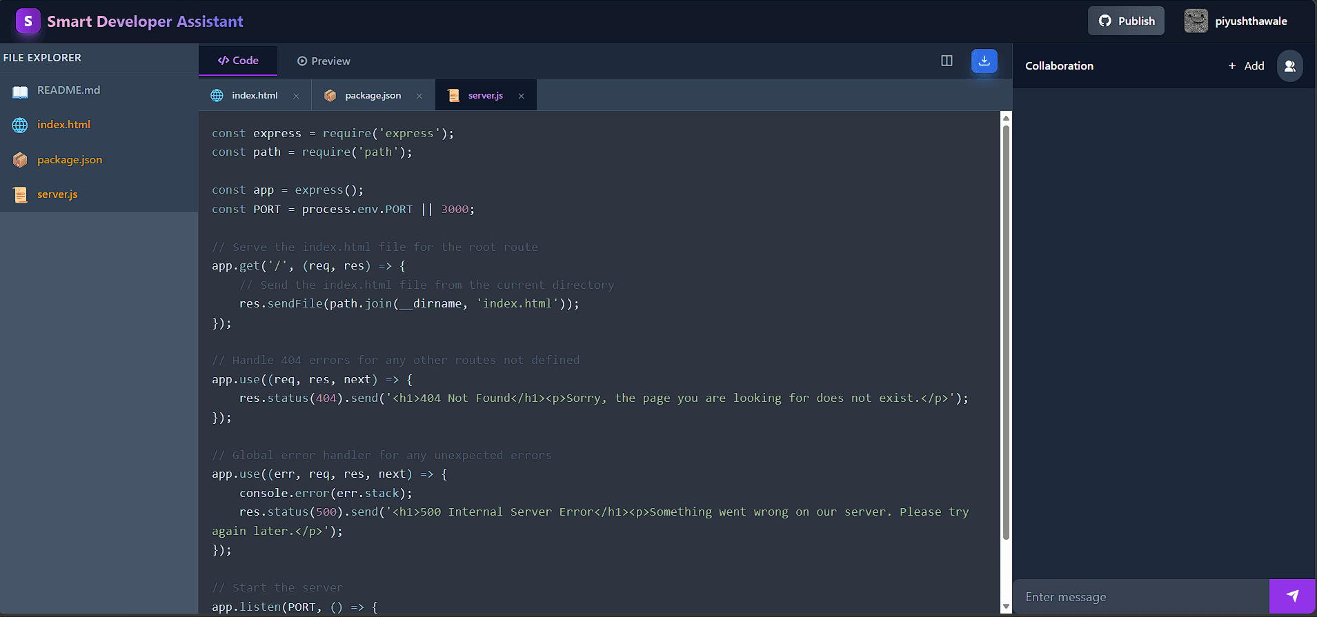 Smart Developer Assistant